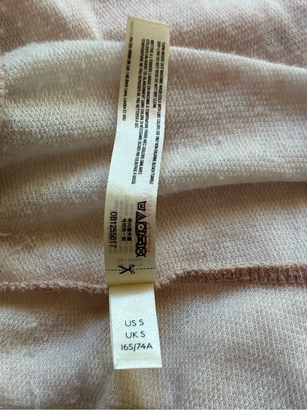 Free People Blush Pink Harem Jogger Pants Size Small Ribbed Cuff